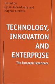 Cover of: Technology, Innovation and Enterprise by 