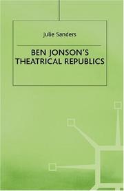 Cover of: Ben Jonson's theatrical republics