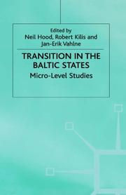 Front cover of Transition in the Baltic States by Unknown