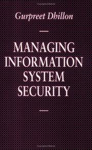 Cover of: Managing Information System Security