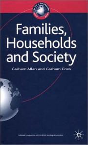 Cover of: Families, Households and Society (Sociology for a Changing World)