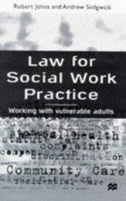 Cover of: Law for Social Work Practice