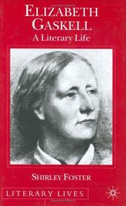 Cover of: Elizabeth Gaskell by Shirley Foster