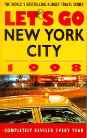 Cover of: Let's Go New York City (Let's Go)
