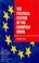 Cover of: Political System of the European Union, The