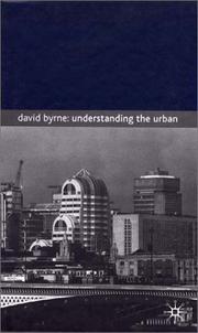 Cover of: Understanding the Urban by David Byrne