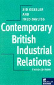 Cover of: Contemporary British Industrial Relations (Macmillan Business)