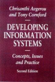 Cover of: Developing Information Systems (Macmillan Information Systems) by Chrisanthi Avgerou, Tony Cornford