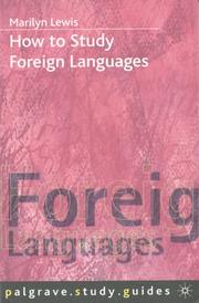 Cover of: How to Study Foreign Languages (How to Study)