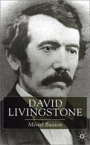 Cover of: David Livingstone by Meriel Buxton