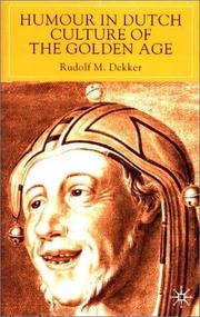 Cover of: Humour in Dutch Culture of the Golden Age