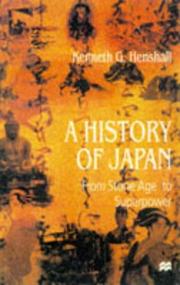 Cover of: History of Japan by Kenneth G. Henshall