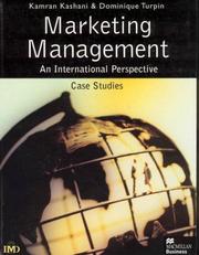 Cover of: Marketing Management: An International Perspective, Case Studies (International Marketing Series)