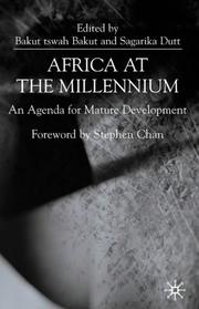 Cover of: Africa Towards the Millennium