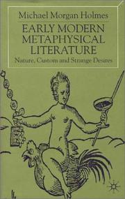 Early modern metaphysical literature by Michael Morgan Holmes