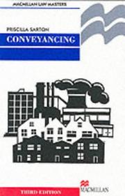 Cover of: Conveyancing (Palgrave Law Masters)