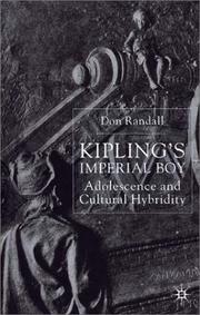 Cover of: Kipling's Imperial Boy: Adolescence and Cultural Hybridity