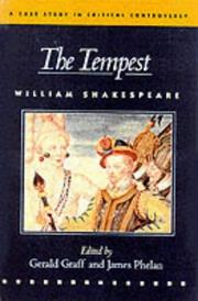Cover of: The Tempest by Gerald Graff
