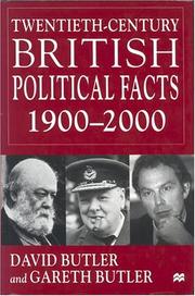Cover of: Twentieth-century British Political Facts, 1900-2000