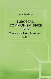 Cover of: European Communism Since 1989 by Kate Hudson, Kate Hudson