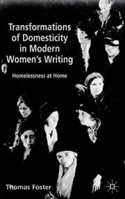Cover of: Transformations of Domesticity in Modern Women's Writing: Homelessness at Home