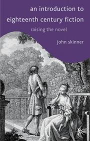 Cover of: An introduction to eighteenth-century fiction: raising the novel
