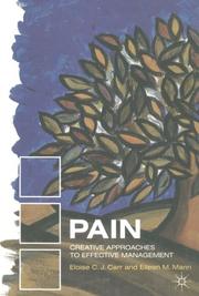 Cover of: Pain by Eloise Carr, Eileen Mann