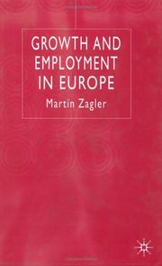 Cover of: Growth and Employment in Europe