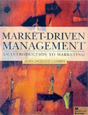 Cover of: Market-driven Management