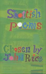 Cover of: Scottish Poems by John Rice