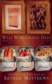 Well remembered days by Eoin O'Ceallaigh