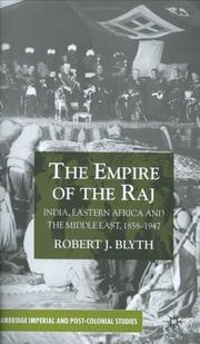 Cover of: The Empire of the Raj: Eastern Africa and the Middle East, 1858-1947