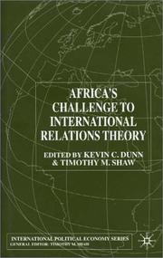 Cover of: Africa's challenge to international relations theory