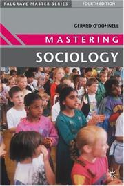 Cover of: Mastering Sociology (Palgrave Master)