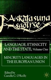 Cover of: Language, Ethnicity and the State, Volume 1 by Camille C. O'Reilly