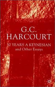 Cover of: Selected Essays On Economic Policy by G. C. Harcourt