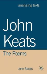 Cover of: John Keats