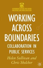 Cover of: Working Across Boundaries | Helen Sullivan