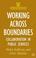 Cover of: Working Across Boundaries