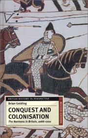 Conquest and colonisation by Brian Golding