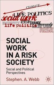 Cover of: Social work in a risk society: social and political perspectives