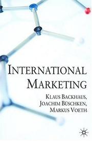 Cover of: International Marketing