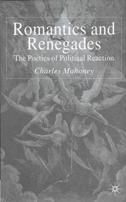 Cover of: Romantics and renegades by Charles Mahoney