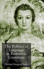 Cover of: The politics of language in romantic literature