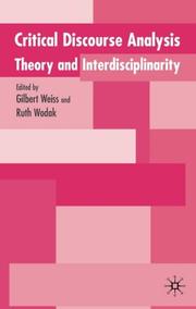 Cover of: Critical Discourse Analysis: Theory and Disciplinarity