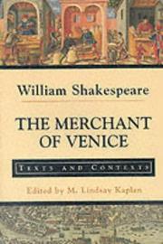 Cover of: The Merchant of Venice by William Shakespeare