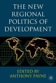 Cover of: The New Regional Politics of Development