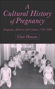 Cover of: A Cultural History of Pregnancy by Clare Hanson