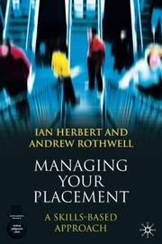 Cover of: Managing Your Placement