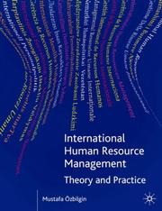 Cover of: International Human Resource Management by Mustafa Ozbilgin